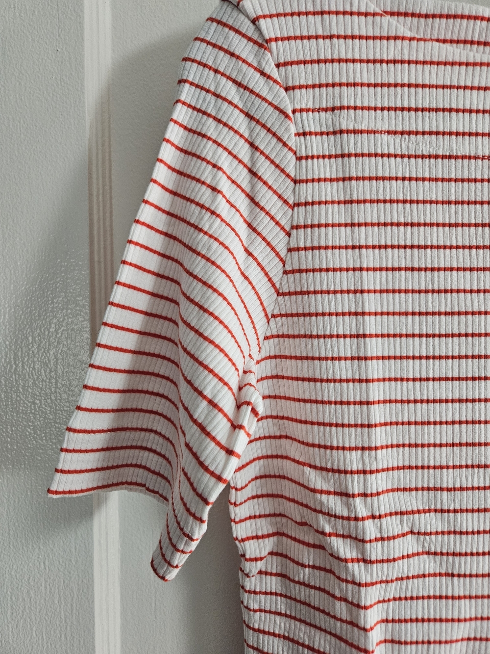 Lilla P White Top with Red Stripes - Picture 3 of 4
